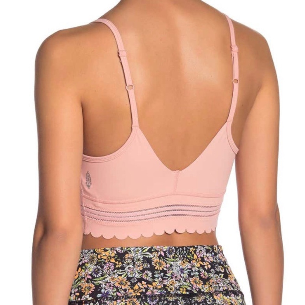 Free People pink Genesis sports bra XS new - Picture 2 of 4